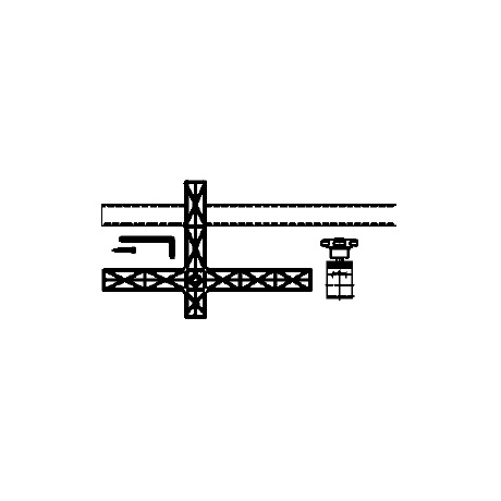 Запасная часть, крестообразная опорная пластина для TU BESSEY 3100934