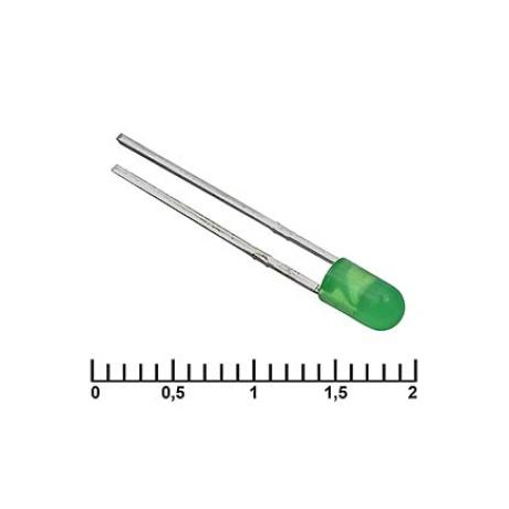 3 MM GREEN 30 MCD   20