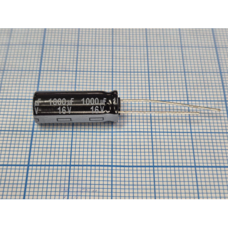 Конденсатор EEUFR1C102L (ECAP RADIAL 1000uF 16V 105C 9000H 8.0x20.0)