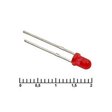 3 MM RED 30 MCD   20