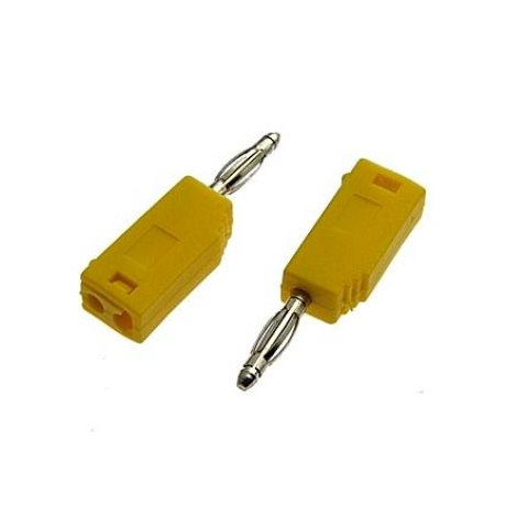 Z027 2MM STACKABLE PLUG YELLOW