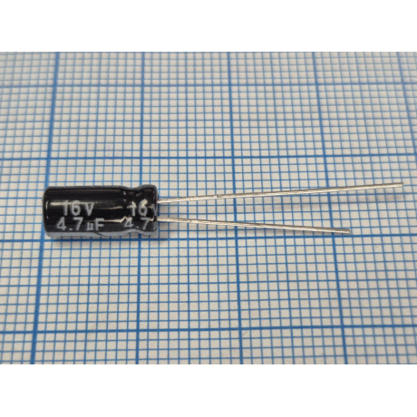 4,7мкф 16в 105° CD263 (5Х11) конденсатор ELZET ECRH1C4R7MA00C11C