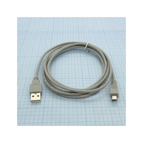 Шнур USB A (шт.)  -  mini USB (шт.) 1.8м